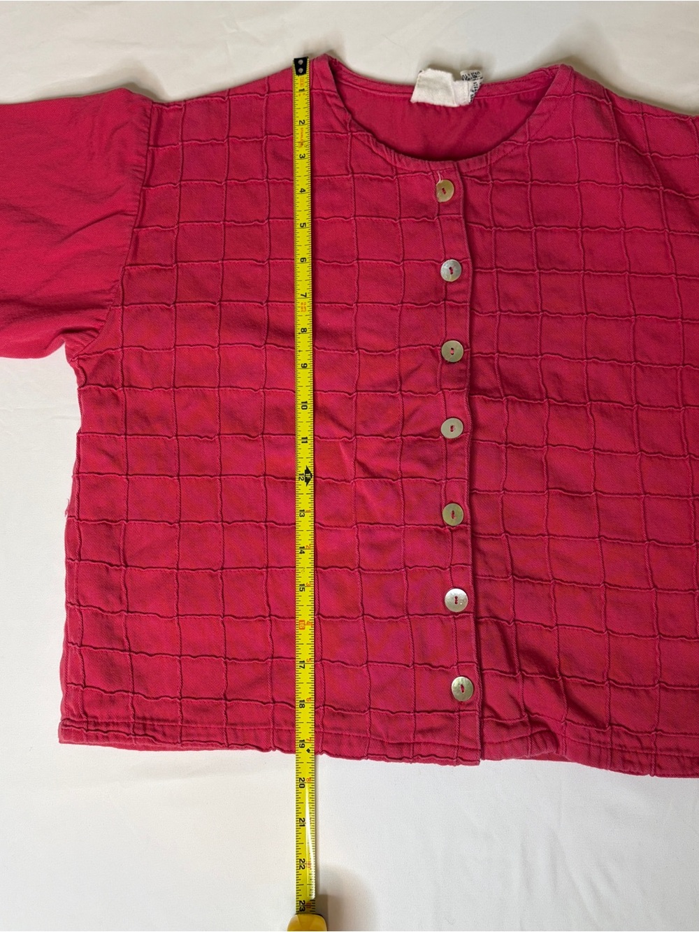 Aegean Cotton Modal Short Sleeve Top in Raspberry Pink - Picture 8 of 8
